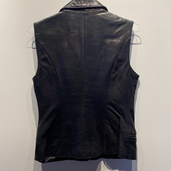 Vintage leather vest - Picture 2 of 4